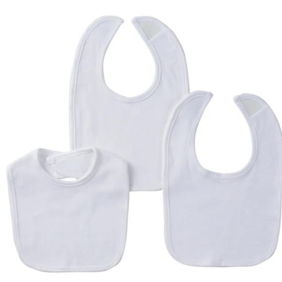 Gerber Other - White Dribble Bibs, 3pk